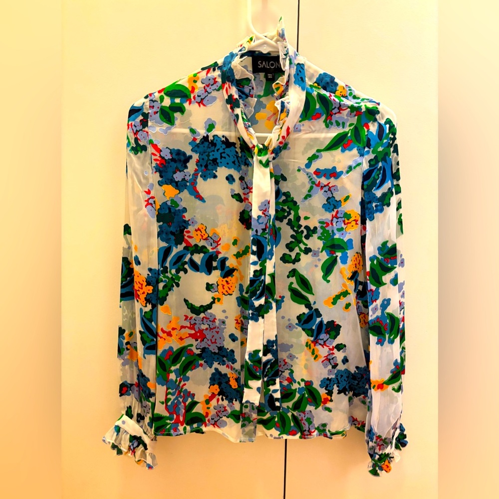 SALONI Multicolor Floral Blouse